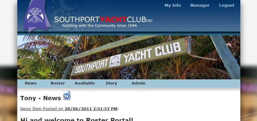 Southport Yacht Club Theme